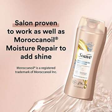 Suave Moroccan Infusion Shine Shampoo 12.6 oz