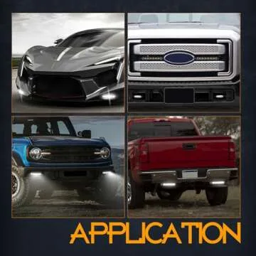 6 Inch Single Row LED Light Bars with Wiring Harness, Nirider Black Series CREE LED Pods 2PCS 60W Super Slim Flood LED Fog Light Rear Backup Light Bumper Light Pods for Truck Off Road UTV ATV