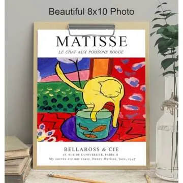 Matisse Cat Poster - Unique Wall Art for Cat Lovers