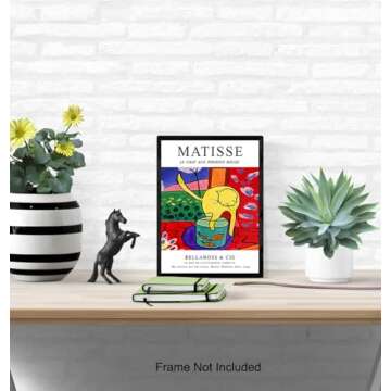 Matisse Cat Poster - Unique Wall Art for Cat Lovers