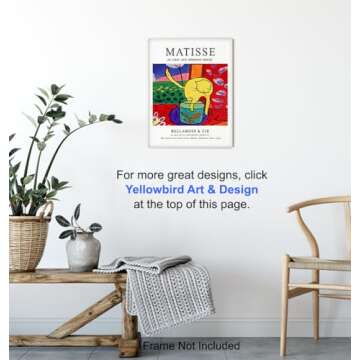 Matisse Cat Poster - Unique Wall Art for Cat Lovers