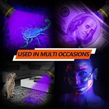 NICRON N72-UV 800LM UV Flashlight for Camping & Emergencies