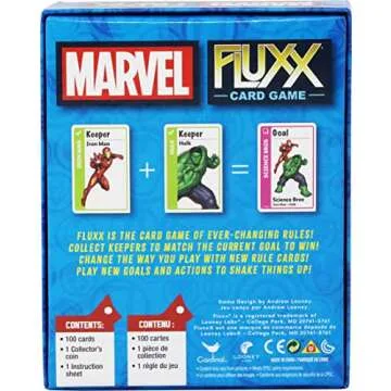 Marvel Fluxx Card Game with Collector's Coin