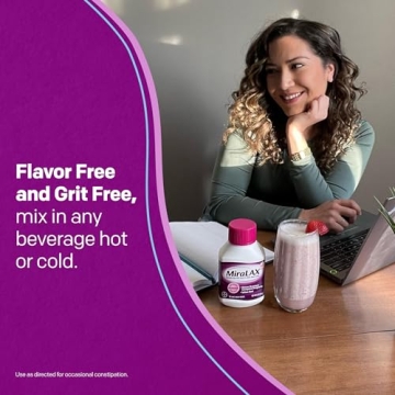 MiraLAX Gentle Constipation Relief Laxative Powder PEG 3350