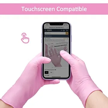 SwiftGrip Pink Disposable Gloves for Safe & Stylish Protection