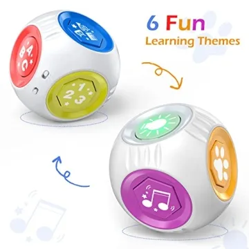 Talkfun Colorful Music Cube Bilingual Educational Toy