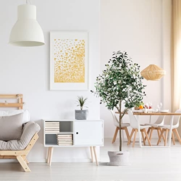 HaiSpring 5ft Artificial Olive Tree Lifelike Indoor Outdoor Decor