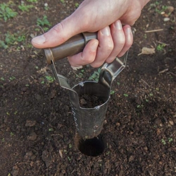 Edward Tools Bulb Planter - Automatic Soil Release & Depth Marker