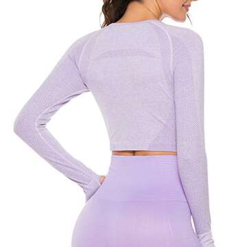 SEASUM Women Athletic Crop Top for Ultimate Comfort