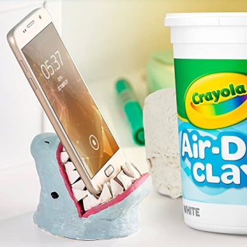 Crayola Air Dry Clay Bucket 5lb Resealable White Clay
