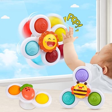 Hinzer Suction Cup Spinner Toys - Perfect Baby Gifts