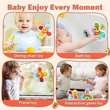 Hinzer Suction Cup Spinner Toys - Perfect Baby Gifts