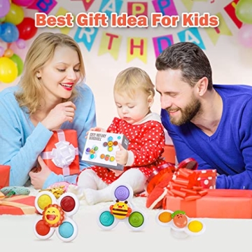 Hinzer Suction Cup Spinner Toys - Perfect Baby Gifts