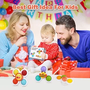 Hinzer Suction Cup Spinner Toys - Perfect Baby Gifts