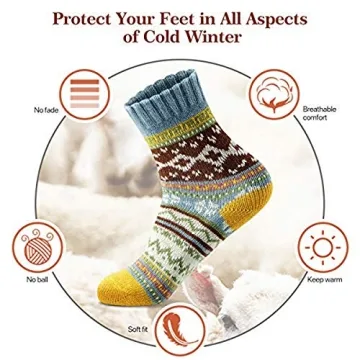 Cozy Women's Winter Socks - Perfect Christmas Gift