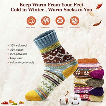 Cozy Women's Winter Socks - Perfect Christmas Gift