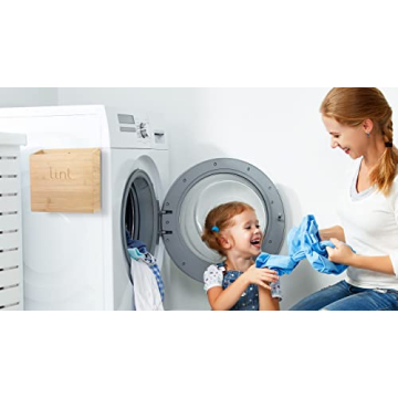 UpTrend Design Magnetic Lint Bin for Laundry Room Magnetic Laundry Lint Bin Magnetic Lint Holder Bin for Laundry Room Trash Can for Laundry Room Laundry Lint Box for Laundry Room Dryer Lint Bin