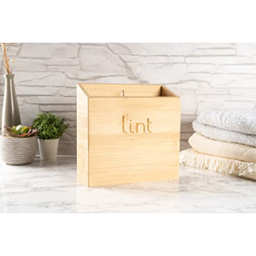 UpTrend Design Magnetic Lint Bin for Laundry Room Magnetic Laundry Lint Bin Magnetic Lint Holder Bin for Laundry Room Trash Can for Laundry Room Laundry Lint Box for Laundry Room Dryer Lint Bin