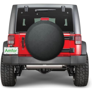 AmFor Universal Spare Tire Cover for Jeep, RV, SUV - 28' - 29'