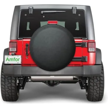AmFor Universal Spare Tire Cover for Jeep, RV, SUV - 28' - 29'