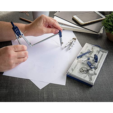 Precision Drafting Compass Set for Geometry and Design