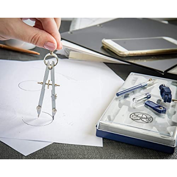 Precision Drafting Compass Set for Geometry and Design
