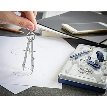 Precision Drafting Compass Set for Geometry and Design