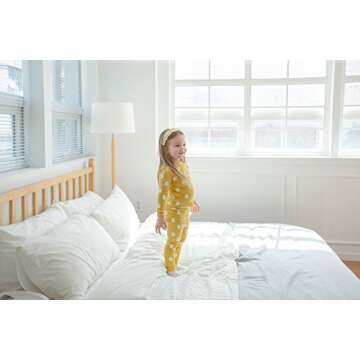 VAENAIT BABY Kids Boys 100% Cotton Sleepwear Pajamas 2pcs Set Candy Mango XS