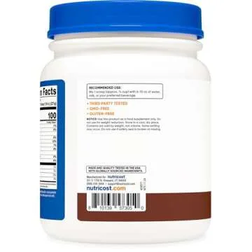 Nutricost Beef Bone Broth Protein Powder Chocolate (20 Servings) - Gluten-Free, GMO-Free