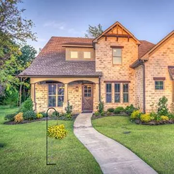 Ashman Shepherd's Hooks 35 Inch (8 Pack), Black, Made of Premium Metal for Hanging Solar Lights, Bird Feeders, Mason Jars, Christmas Lights, Lanterns, Garden Stakes and Wedding Décor.