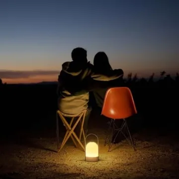 Tubicen Rechargeable Touch Dimmable Outdoor Lantern Lamp