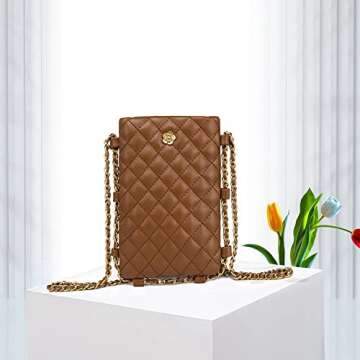 Montana West Women's Trendy Quilted Crossbody Purse