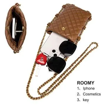 Montana West Women's Trendy Quilted Crossbody Purse