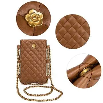 Montana West Women's Trendy Quilted Crossbody Purse