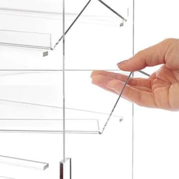 MOOCA Acrylic 360-Degree Rotating Showcase for Collectibles