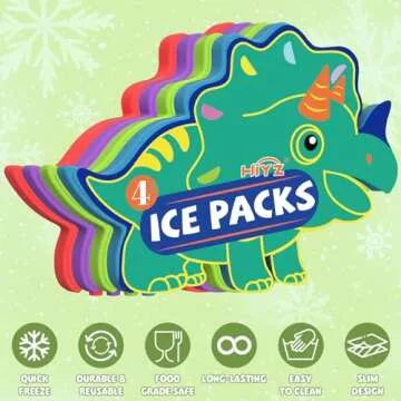 HiYZ Slim Ice Packs - Reusable Perfect for Lunch Boxes