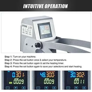 LETRA Auto Open Heat Press Machine, 16"x20" Clamshell Heat Press with Slide Out Base, 1600W Digital Sublimation Printer for T Shirts Bags Mouse Pads More, Heat Transfer Machine for Gifts Business