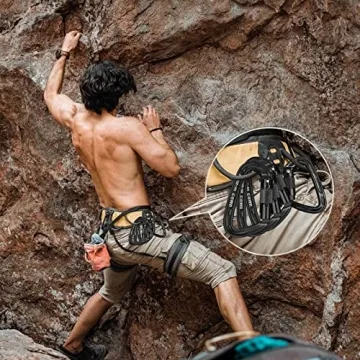 BEIFENG Auto Locking Carabiner 25KN for Climbing and Camping