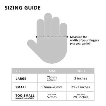 TAPWITHUS Tap Strap 2 - Wearable Keyboard, Mouse & Air Gesture Controller (Large)