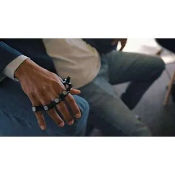 TAPWITHUS Tap Strap 2 - Wearable Keyboard, Mouse & Air Gesture Controller (Large)