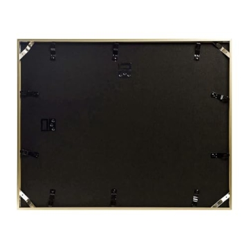 Elegant Golden State Art 12x16 Picture Frame with Mat