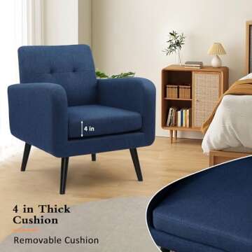 LSSPAID Modern Accent Chairs - Cozy Upholstered Armchair