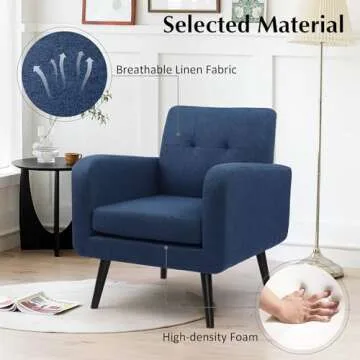 LSSPAID Modern Accent Chairs - Cozy Upholstered Armchair