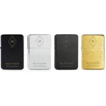 Personalized Windproof Lighter with Engraving