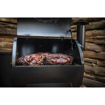 Traeger Grills TFB38TOD Renegade Pro Pellet Grill and Smoke 380 Sq. in. Cooking Capacity, 1, Black/Orange