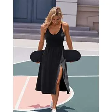 Athletic Dress with Built-in Shorts & Bra for Women