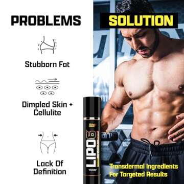 Lipo-6 Defining Gel | Sweat Enhancer Hot Cream for Skin Toning, Tightening & Firming | Boosts Circul...