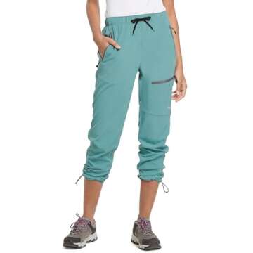 baleaf Women's Hiking Pants | Quick Dry, Water Resistant Joggers for All Seasons