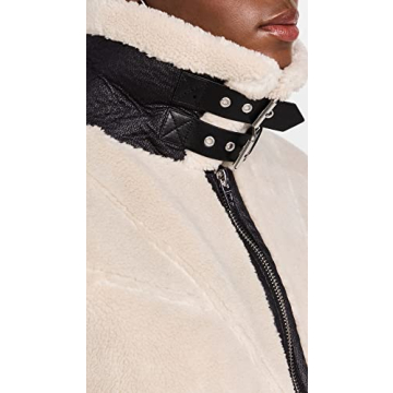 Stylish [BLANKNYC] Womens Bonded Moto Jacket for Fall