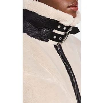 Stylish [BLANKNYC] Womens Bonded Moto Jacket for Fall